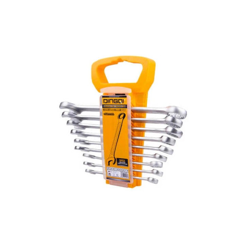 ست 9 عددی آچار یک سر تخت یک سر رینگی دینگشی مدل 11104 -DINGQI ART